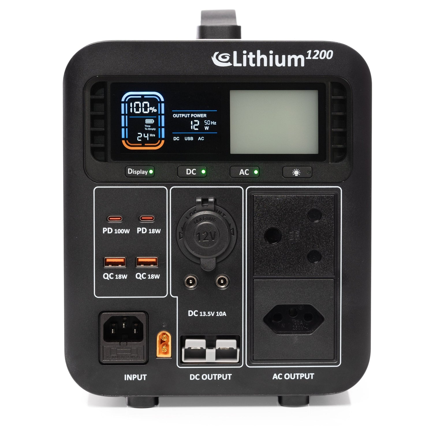 Lithium1200 Portable Power Station | Mobile Dual Battery System