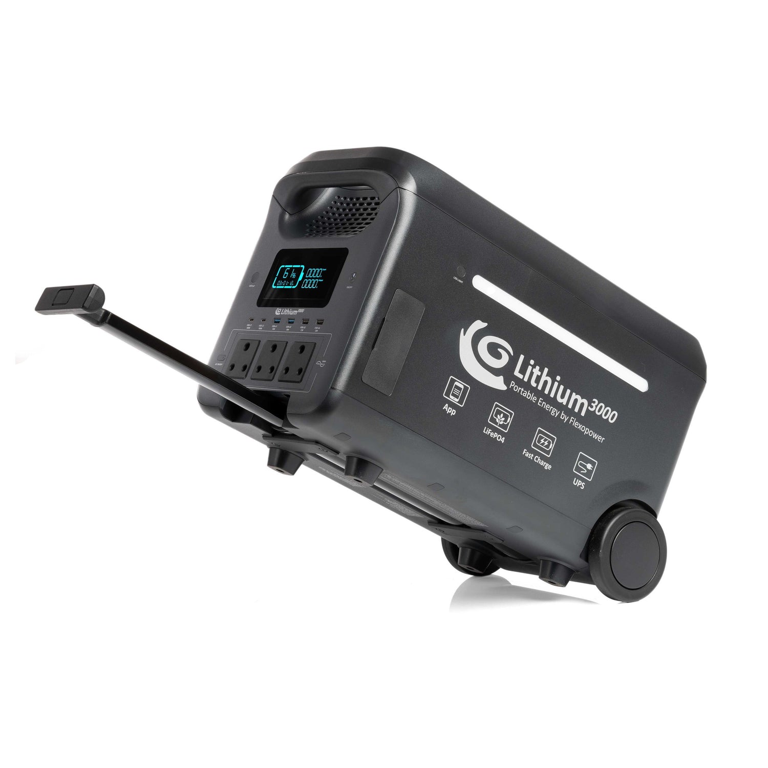 Lithium3000 Portable Power Station | Mobile Dual Battery System