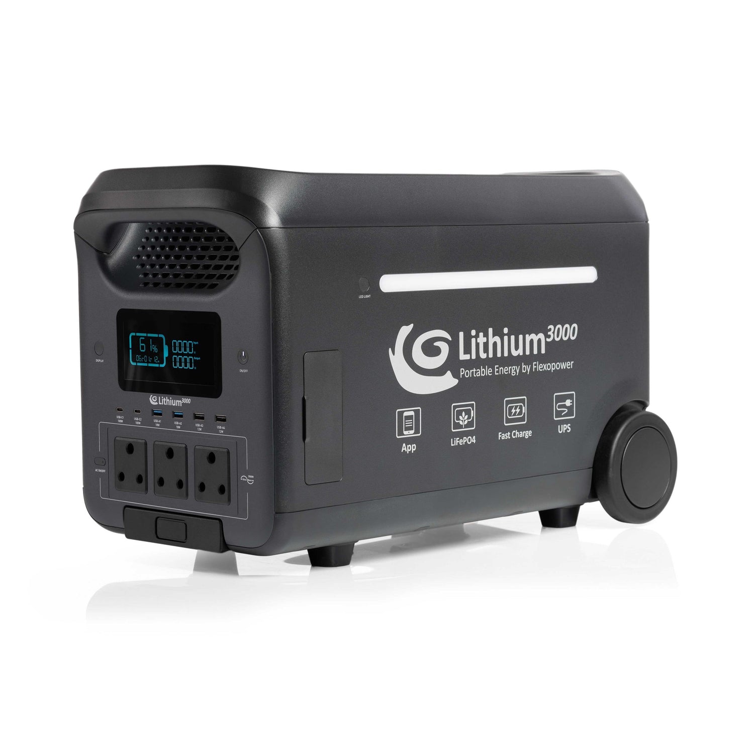 Lithium3000 Portable Power Station | Mobile Dual Battery System