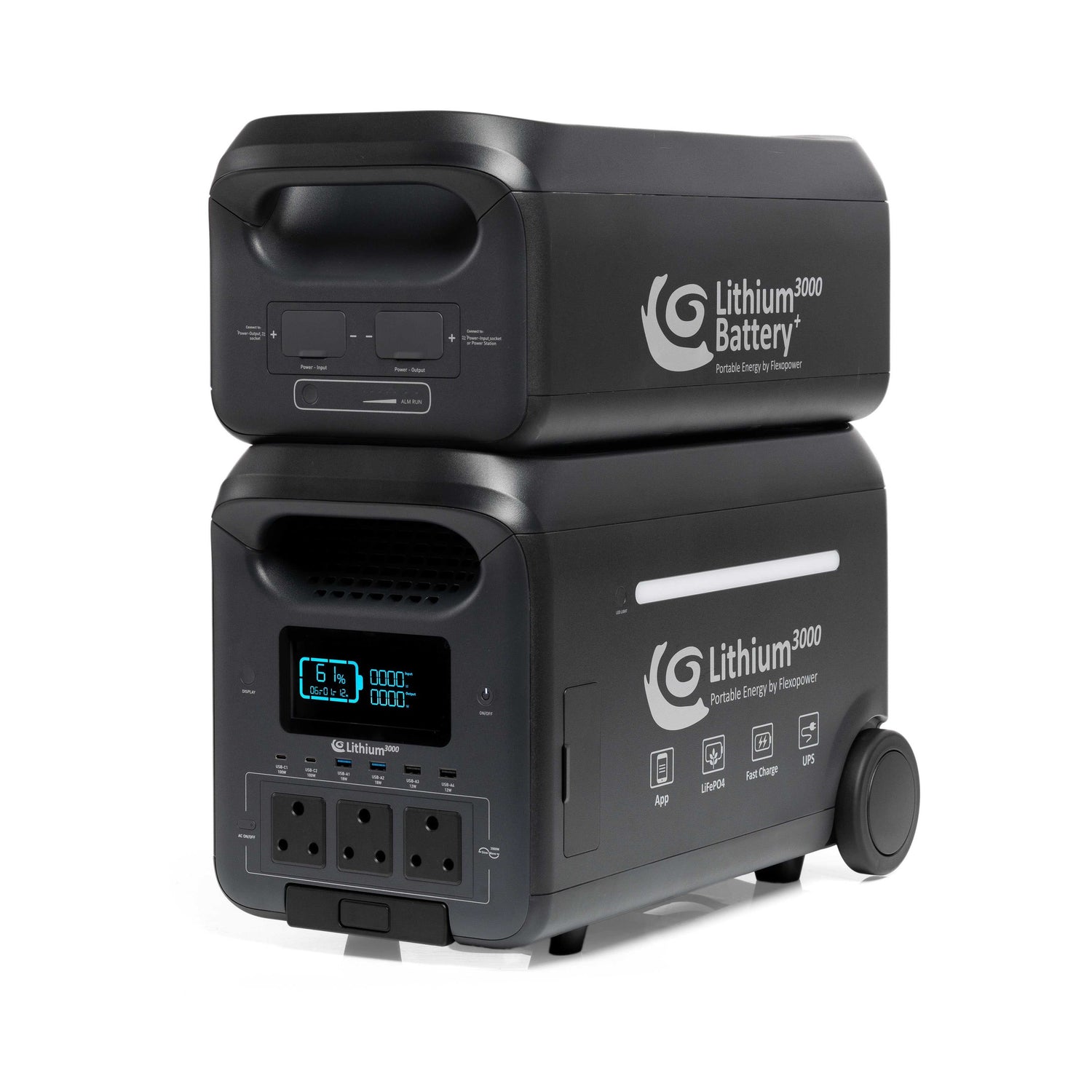 Lithium3000 Portable Power Station | Mobile Dual Battery System