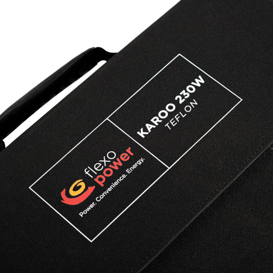KAROO-230 TEFLON (ETFE) PORTABLE SOLAR PANEL BY FLEXOPOWER