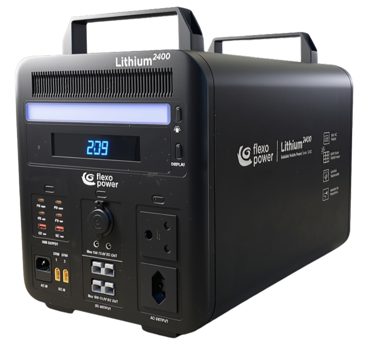 Lithium2400 Portable Power Station | Portable Dual Battery System