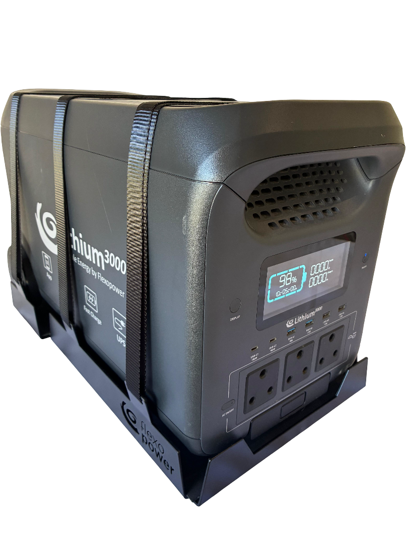 FLEXOPOWER LITHIUM3000 & KALAHARI800W SOLAR COMBO – 5.1 KWH POWER KIT