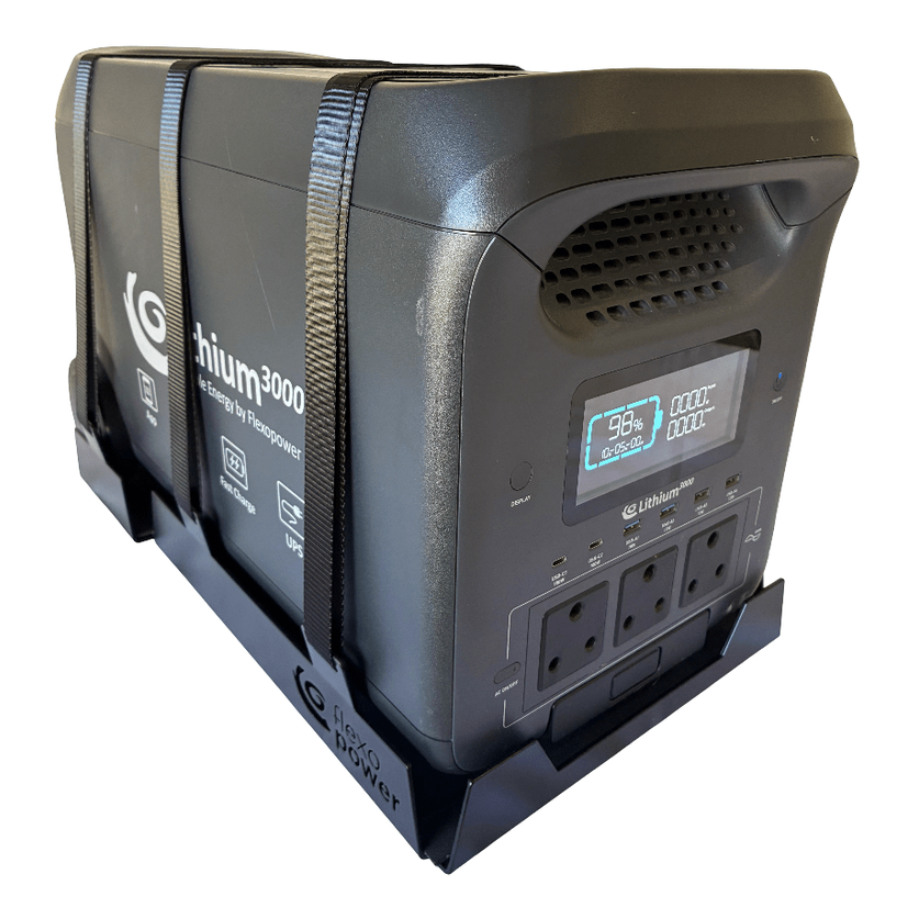 Kalahari Expedition System | Lithium3000 + Kalahari400W + 20m FlexoLink + Bracket