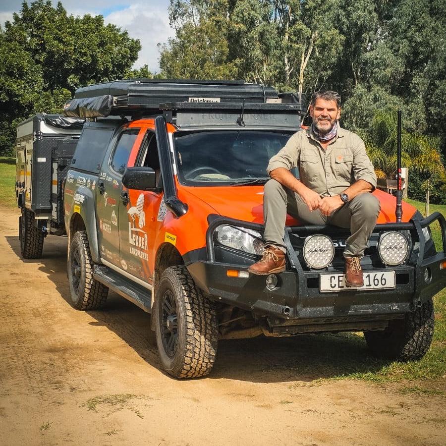 Flexopower brand ambassador vehicle Rikus Truter