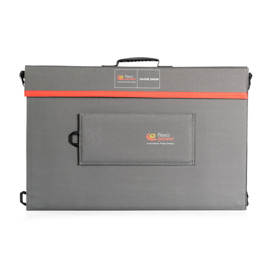 FLEXOPOWER NAMIB-240 TEFLON (ETFE) FOLDABLE SOLAR PANEL - SHINGLED CELL TECHNOLOGY, PORTABLE & DURABLE