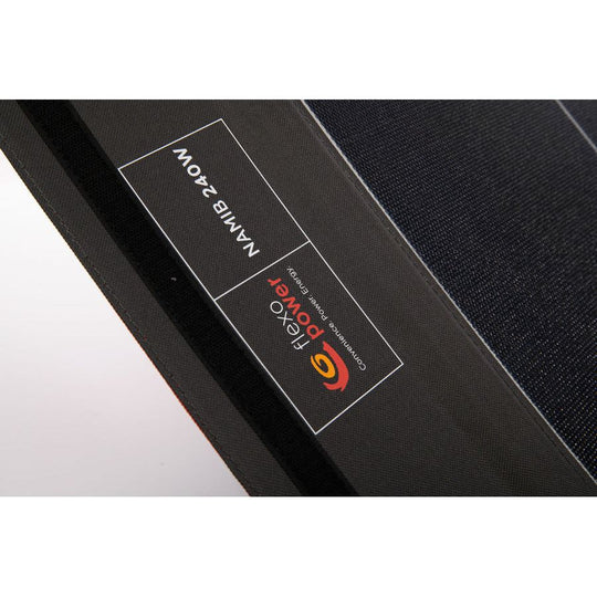 FLEXOPOWER NAMIB-240 TEFLON (ETFE) FOLDABLE SOLAR PANEL - SHINGLED CELL TECHNOLOGY, PORTABLE & DURABLE