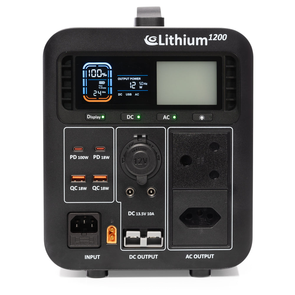 LITHIUM1200-SB50 PORTABLE POWER STATION BY FLEXOPOWER