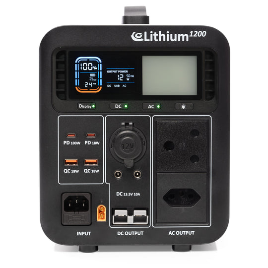 LITHIUM1200-SB50 PORTABLE POWER STATION BY FLEXOPOWER