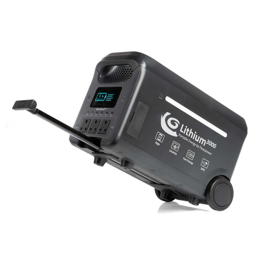 LITHIUM3000 PORTABLE POWER STATION BY FLEXOPOWER