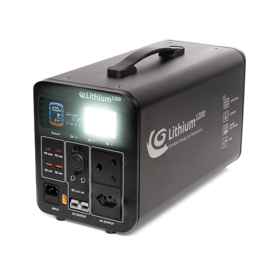 LITHIUM1200-SB50 PORTABLE POWER STATION BY FLEXOPOWER