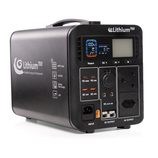 LITHIUM700-SB50 PORTABLE POWER STATION BY FLEXOPOWER