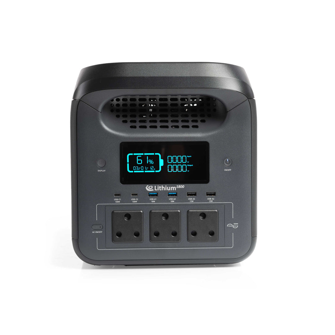 LITHIUM1800 PORTABLE POWER STATION BY FLEXOPOWER