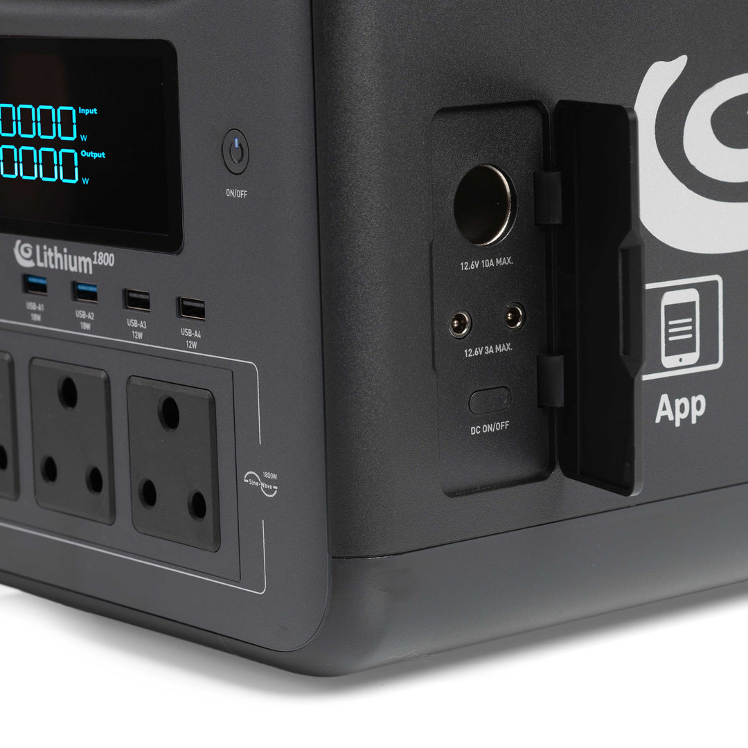 LITHIUM1800 PORTABLE POWER STATION BY FLEXOPOWER