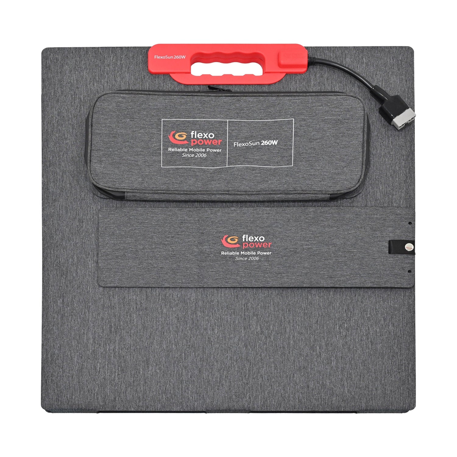 Portable camping solar panel closed 260W TOPCon Flexopower